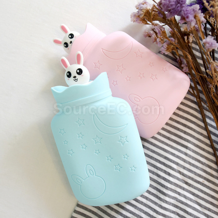 Customization Customized-shape Rabbit Sillicon Hot Water Bag Promotional Products