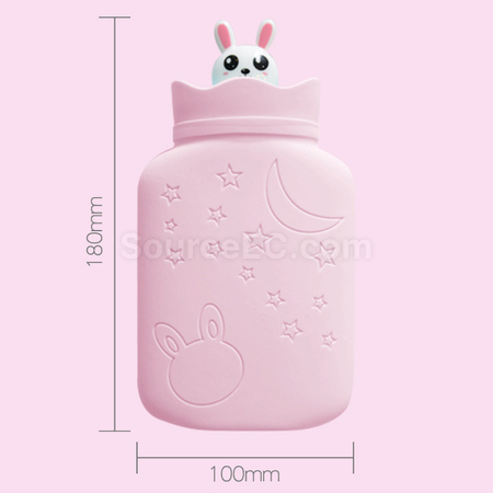Customization Customized-shape Rabbit Sillicon Hot Water Bag Promotional Products