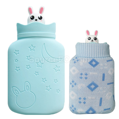 Customization Customized-shape Rabbit Sillicon Hot Water Bag Promotional Products