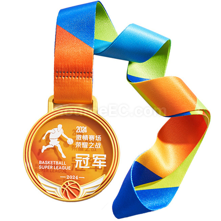 Customization Basketball Metal Medal Promotional Products