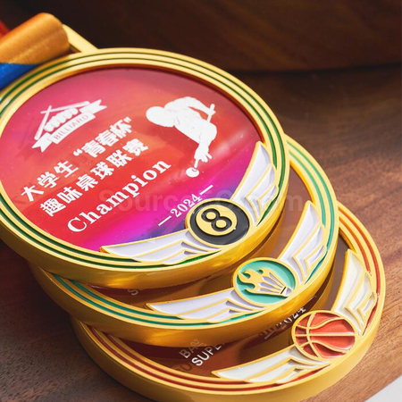 Customization Billiards Metal Medal Promotional Products