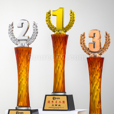 Customization Twisted Column Crystal Award Promotional Products