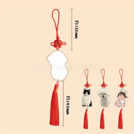 Customization Acrylic Chinese Knot Pendant Promotional Products