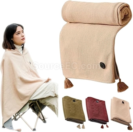 Customization USB Charge Washable Shawl Blanket Promotional Products