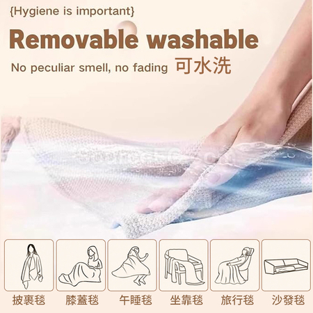 Customization USB Charge Washable Shawl Blanket Promotional Products