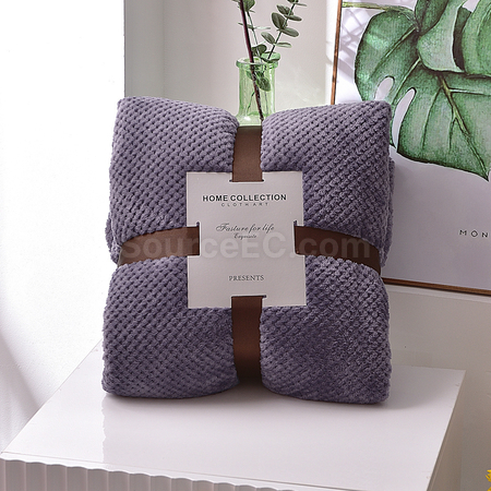 Customization Waffle Flannel Blanket Promotional Products