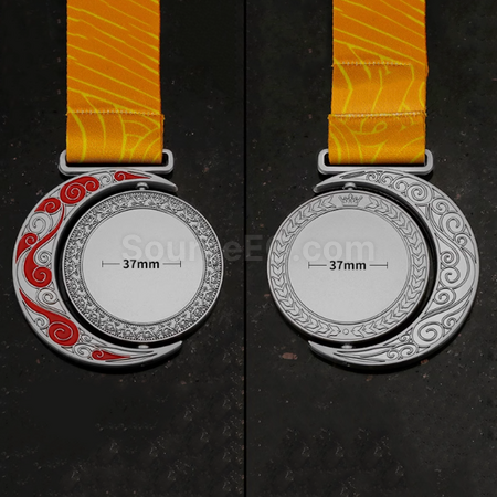Customization Hollow Rotating Metal Medal Promotional Products