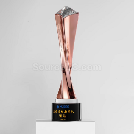Customization Metal Twisted Column Trophy Promotional Products