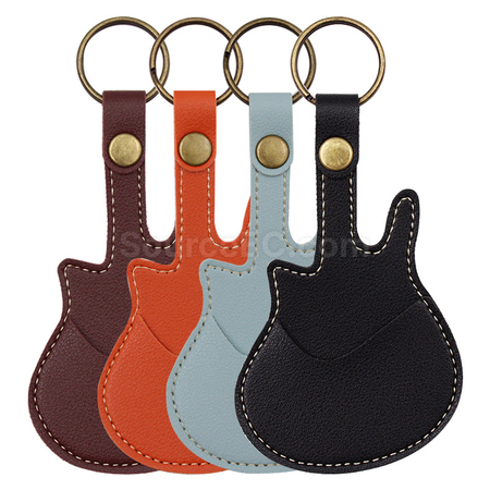 Customization Guitar Pick Holder Keychain Promotional Products