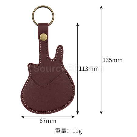 Customization Guitar Pick Holder Keychain Promotional Products