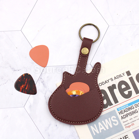 Customization Guitar Pick Holder Keychain Promotional Products