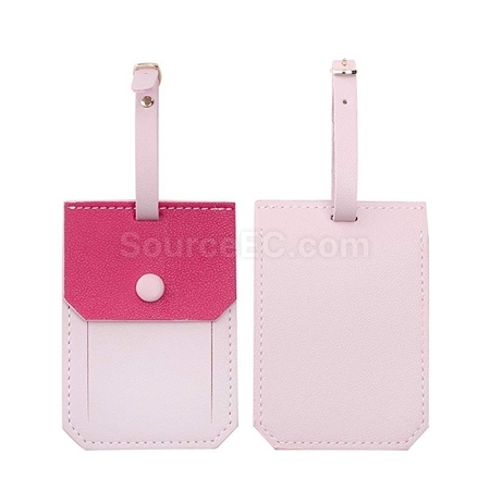 Customization Anti-Privacy PU Luggage Tag Promotional Products