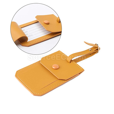 Customization Anti-Privacy PU Luggage Tag Promotional Products