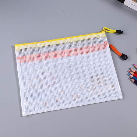 Customization PVC double-layer zipper file bag Promotional Products