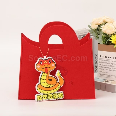 Customization Snake Felt Bag Promotional Products