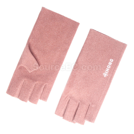 Customization Velvet Half Finger Gloves Promotional Products