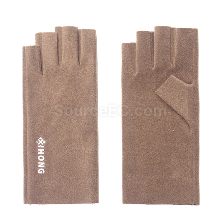 Customization Velvet Half Finger Gloves Promotional Products