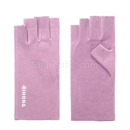 Customization Velvet Half Finger Gloves Promotional Products