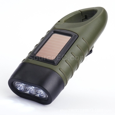 Customization Camping hand cranked LED flashlight Promotional Products