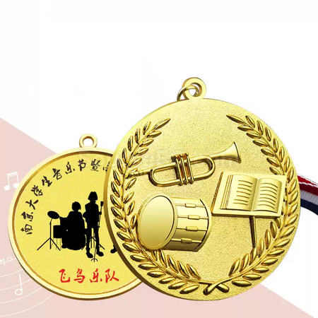 Customization Embossed Music Medal Promotional Products