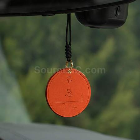 Customization Cowhide safety pendant Promotional Products