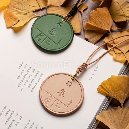 Customization Cowhide safety pendant Promotional Products