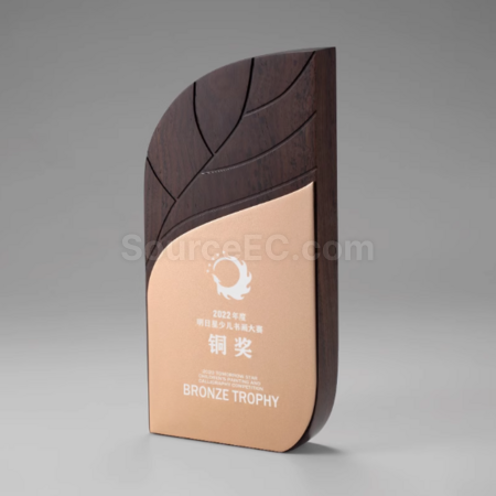Customization Metal Wood Trophy Promotional Products