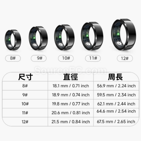 Customization Smart ring heart rate, blood oxygen, sleep monitoring and tracking ring Promotional Products