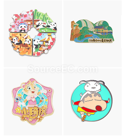 Customization Metal Quicksand Fridge Magnets Promotional Products