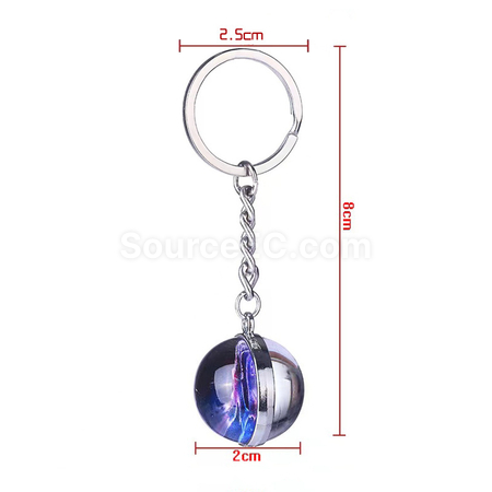 Customization Luminous Sphere Keychain Promotional Products
