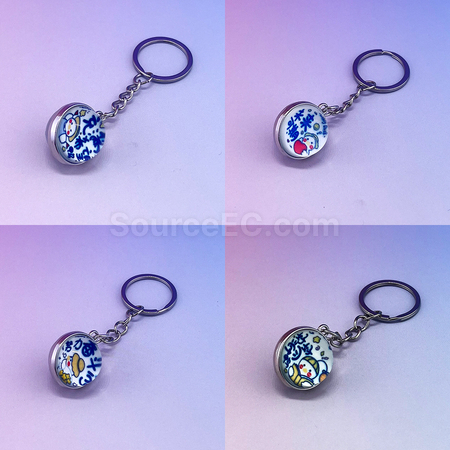 Customization Luminous Sphere Keychain Promotional Products