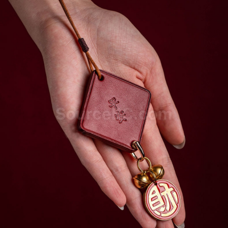 Customization Genuine leather handmade bell pendant Promotional Products