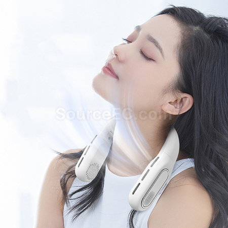 Customization Leafless Folding Neck Hanging Fan Promotional Products