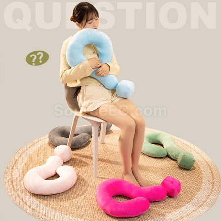 Customization Question Mark Multi-function Neck Pillow Promotional Products