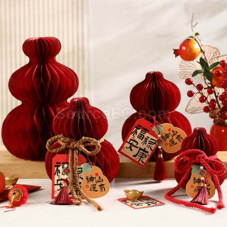Customization Spring Festival Treasure Gourd Desktop Decoration Promotional Products