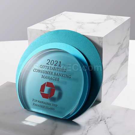 Customization Creative Netal Crystal Trophy Promotional Products