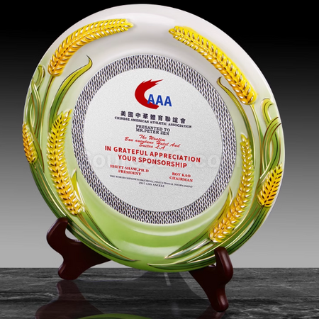 Customization Creative Ceramic Silver Plate Promotional Products