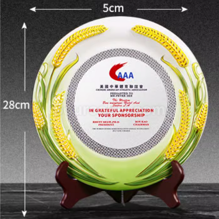 Customization Creative Ceramic Silver Plate Promotional Products