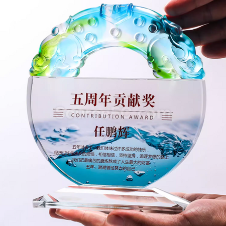 Customization Glass Crystal Trophy Promotional Products