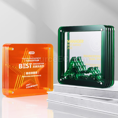 Customization Acrylic Crystal Trophy Promotional Products