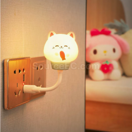 Customization Intelligent voice control, voice controlled night light, USB plug in Promotional Products