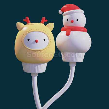 Customization Intelligent voice control, voice controlled night light, USB plug in Promotional Products