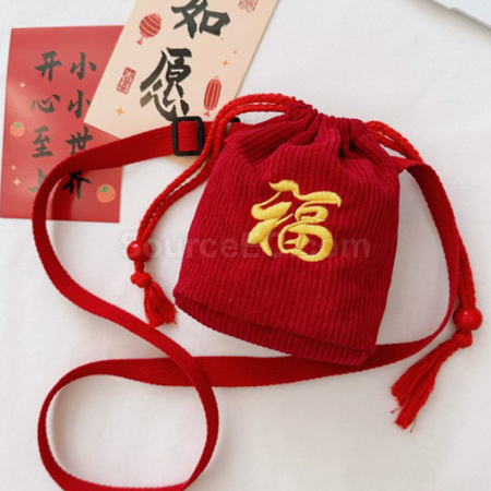 Customization Spring Festival Lucky Bag Crossbody Bag Promotional Products