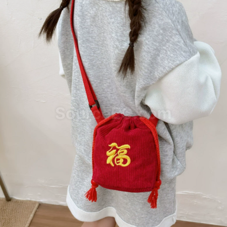 Customization Spring Festival Lucky Bag Crossbody Bag Promotional Products