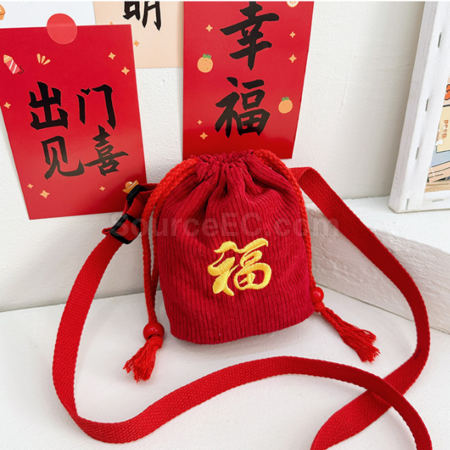 Customization Spring Festival Lucky Bag Crossbody Bag Promotional Products