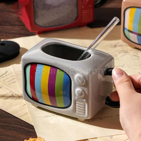 Customization TV Shape Coffee Mug Promotional Products