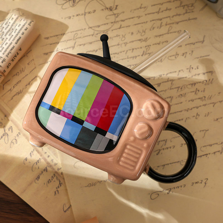Customization TV Shape Coffee Mug Promotional Products