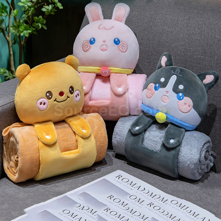Customization Cartoon 3D Napping Blanket Promotional Products