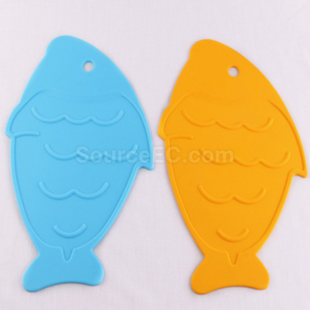 Customization Fish shaped silicone placemat Promotional Products