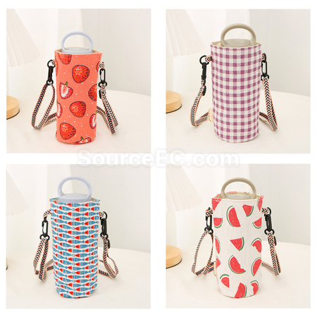 Customization Simple Canvas Water Cup Sleeve Promotional Products